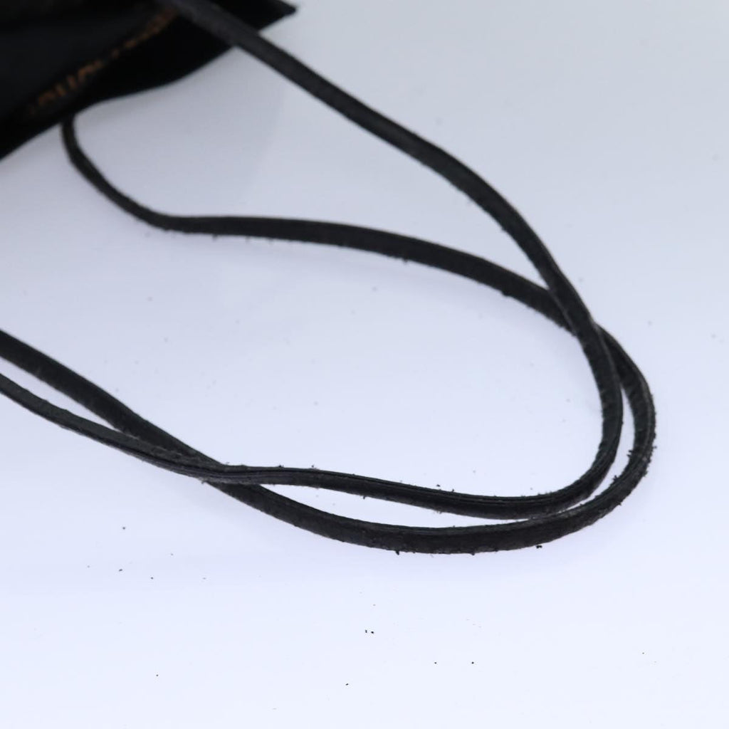 FENDI Tote Bag Nylon Black Gold ar12397