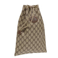 GUCCI GG Supreme Purse Hand Bag PVC Leather Beige Gold 97 19 303 ar12496