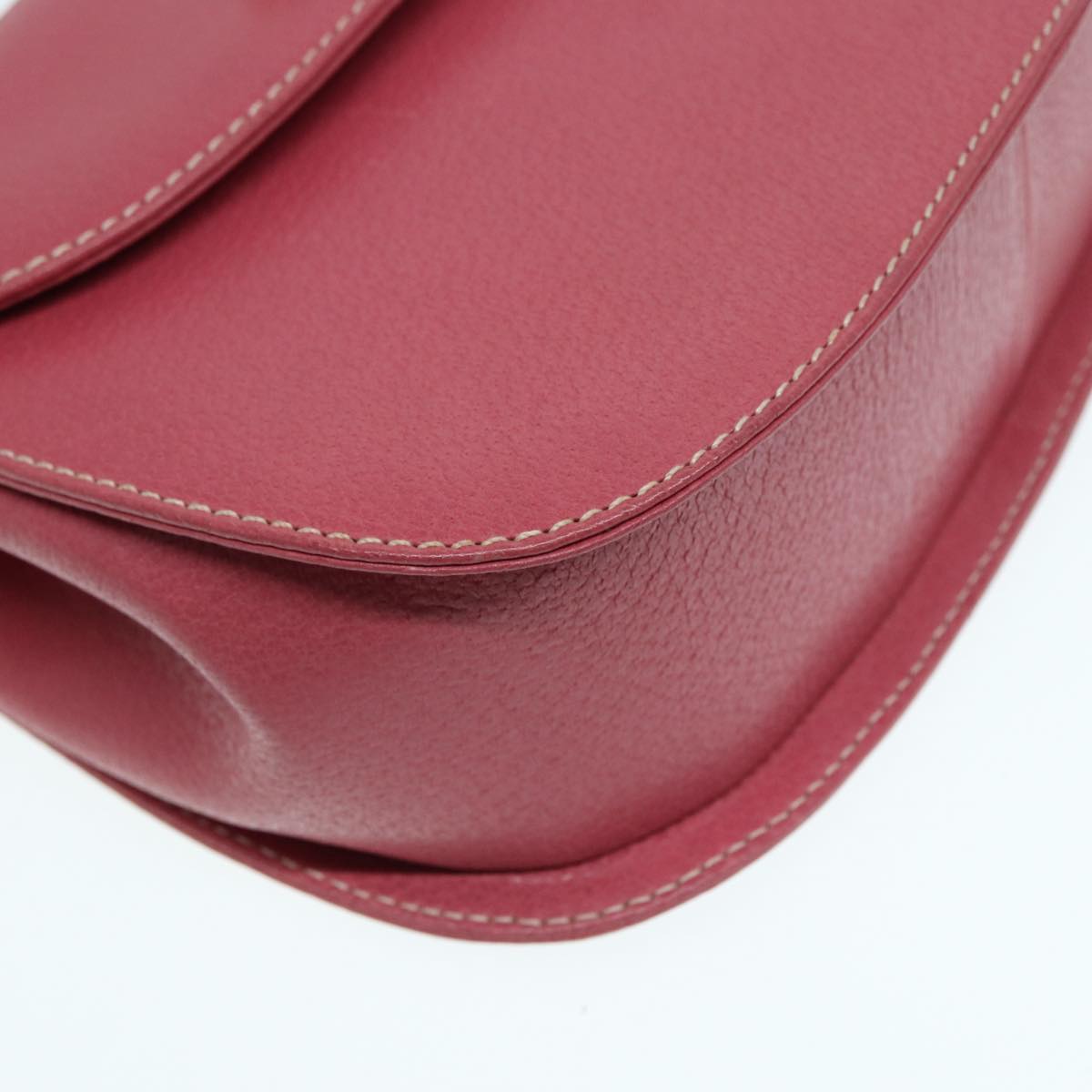 GUCCI Bamboo Hand Bag Leather Pink Gold 000 781 0244 ar12497A