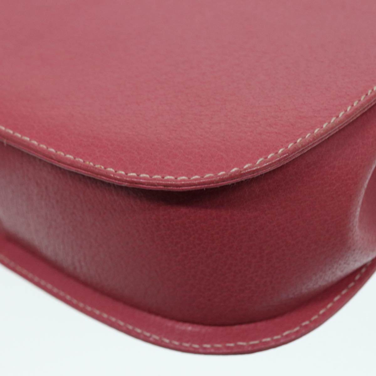 GUCCI Bamboo Hand Bag Leather Pink Gold 000 781 0244 ar12497A