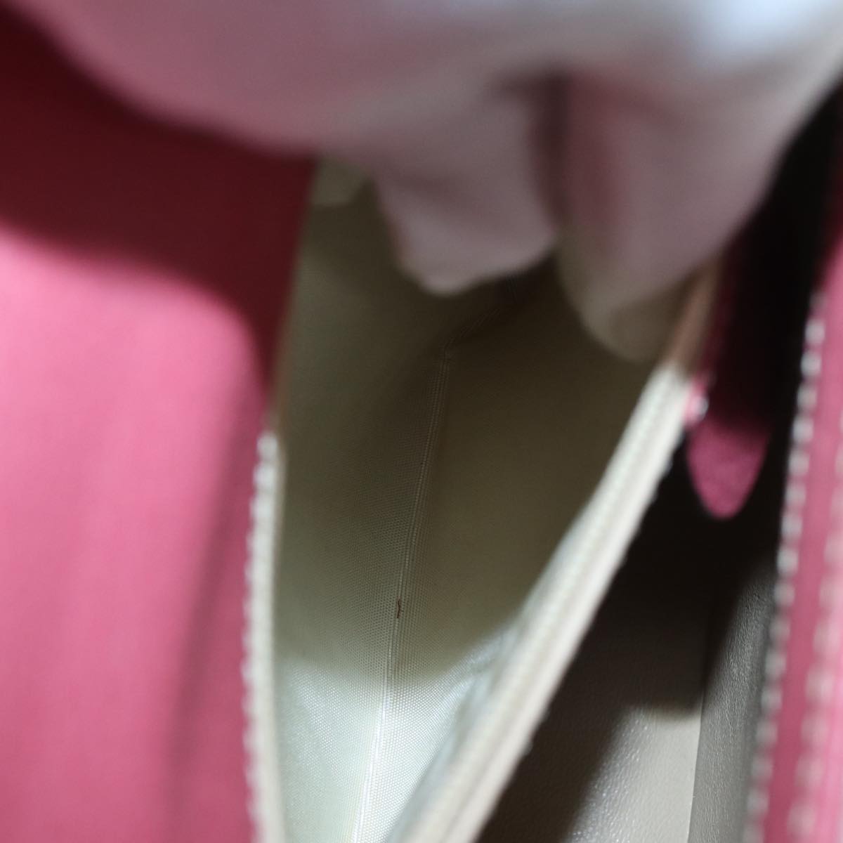 GUCCI Bamboo Hand Bag Leather Pink Gold 000 781 0244 ar12497A