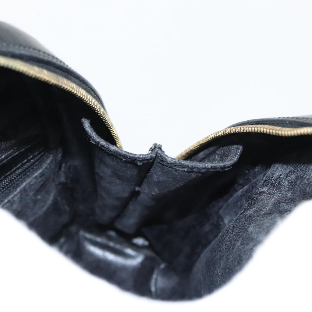 GUCCI Bamboo Body Bag Enamel Black Gold 003 2113 0127 ar12723