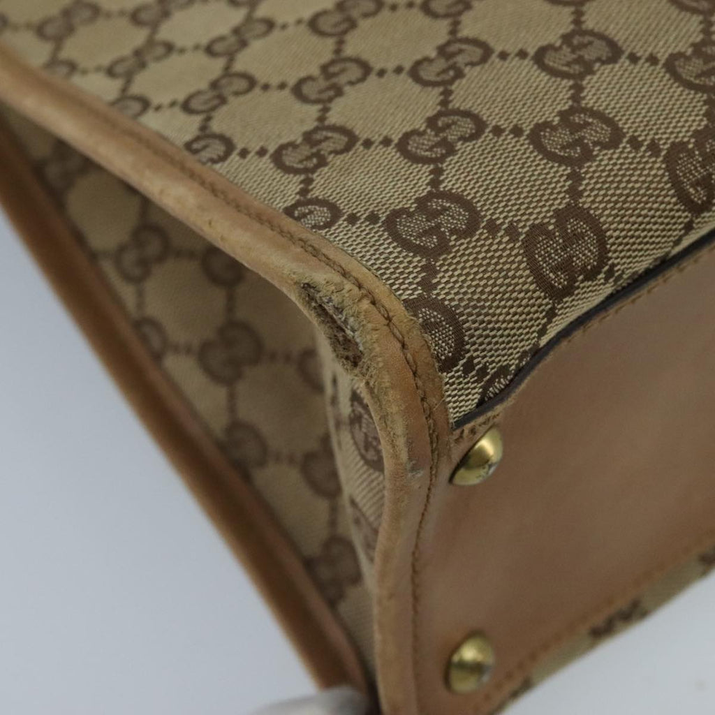 GUCCI GG Canvas Tote Bag Beige ar12769