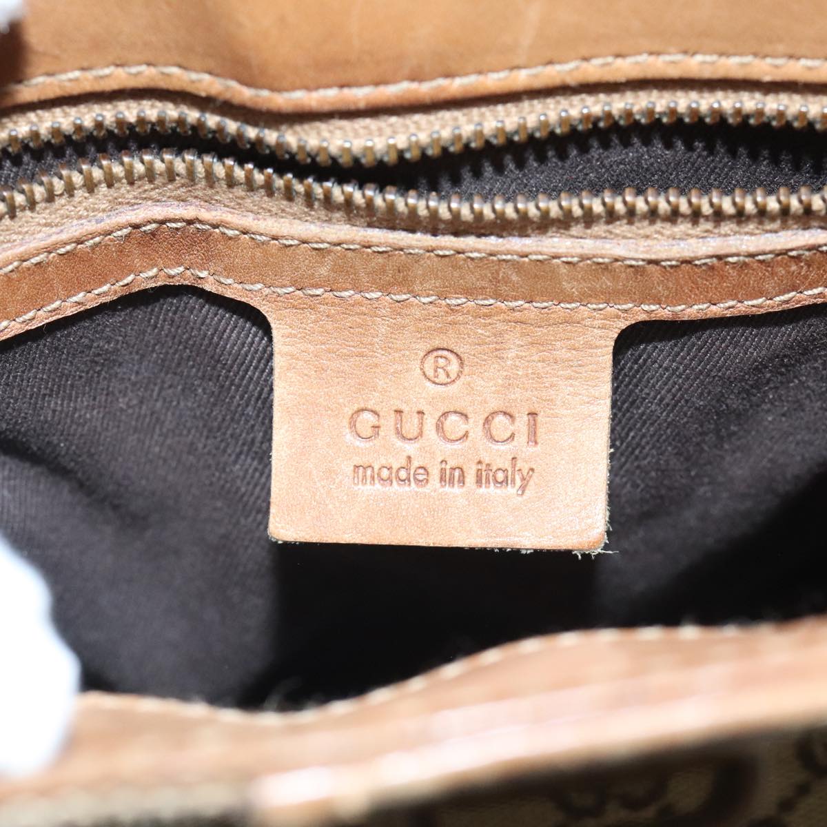 GUCCI GG Canvas Tote Bag Beige ar12769