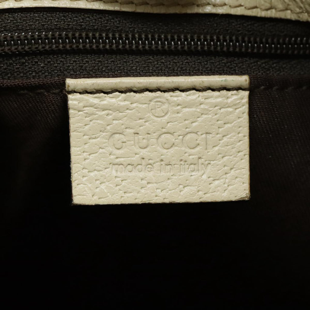 GUCCI GG Canvas Shoulder Bag Beige Cream Gold 120841 ar12809