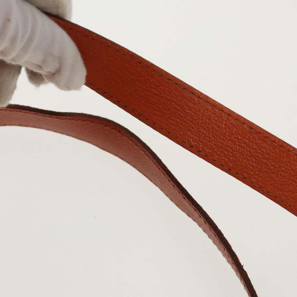 GUCCI Bamboo Backpack Suede Leather Orange ar12817