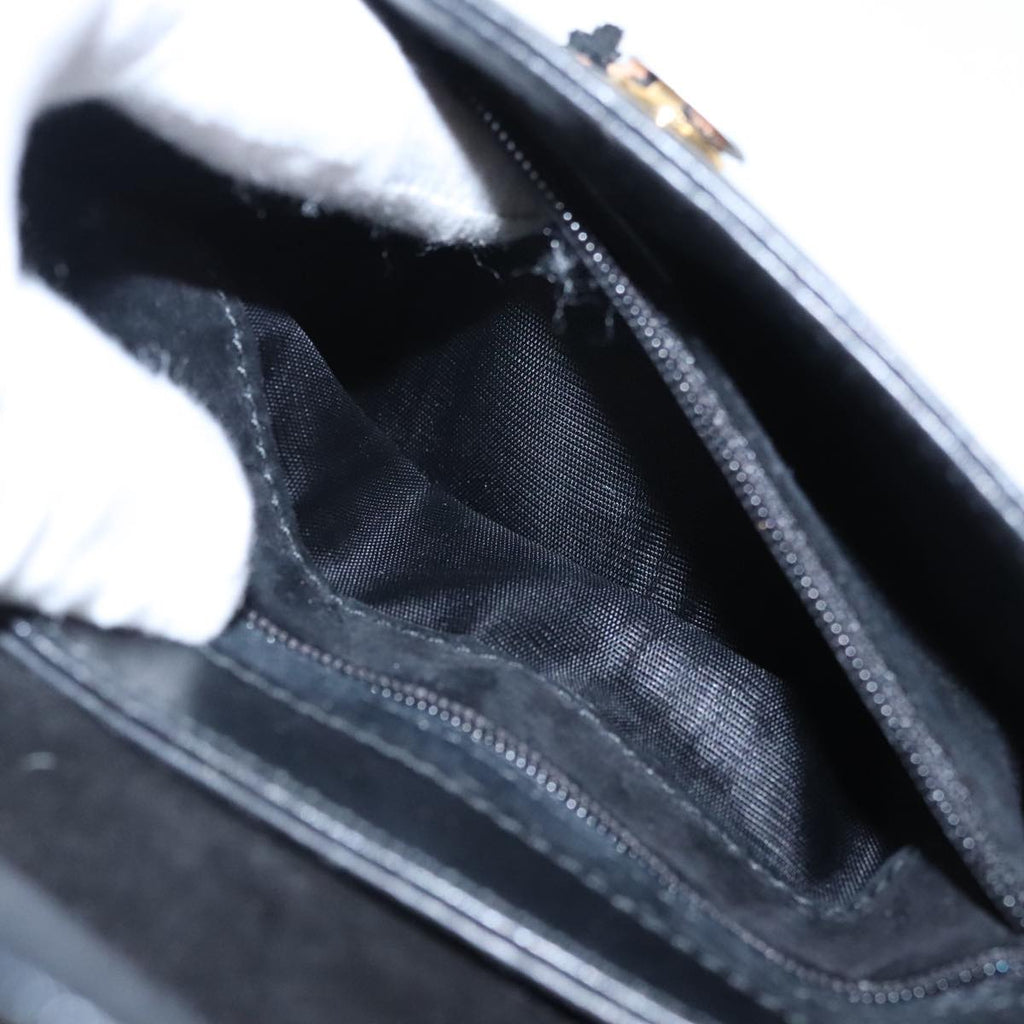 GUCCI Hand Bag Leather 2Set Black White ar12854