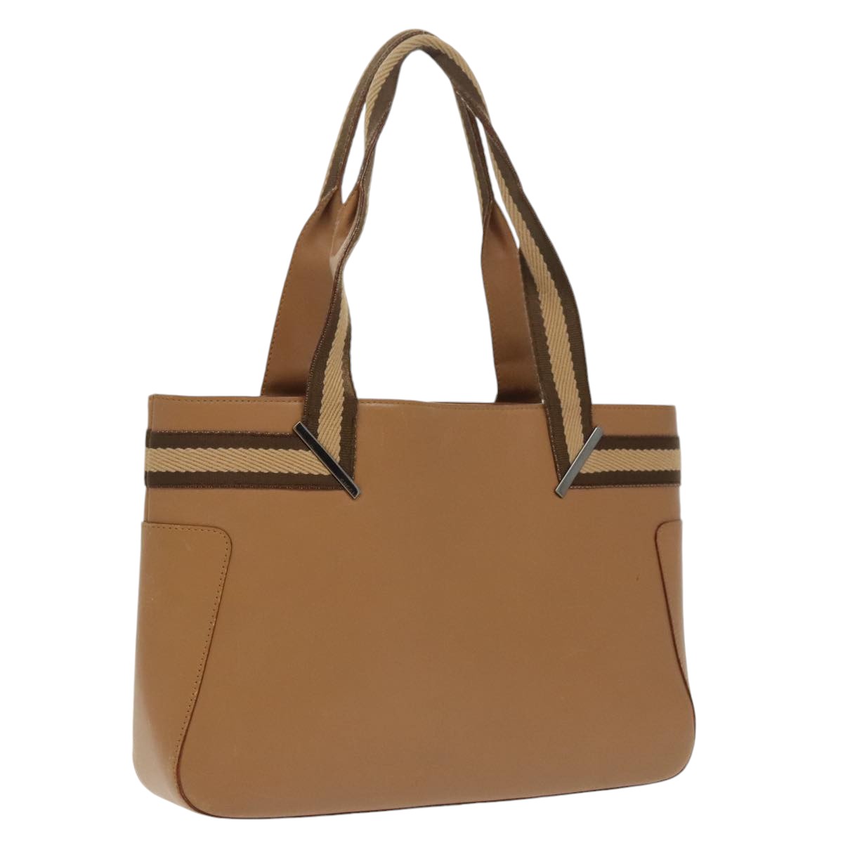 GUCCI Sherry Line Tote Bag Leather Brown 002 1135 ar12873