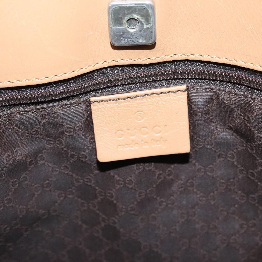 GUCCI Sherry Line Tote Bag Leather Brown 002 1135 ar12873