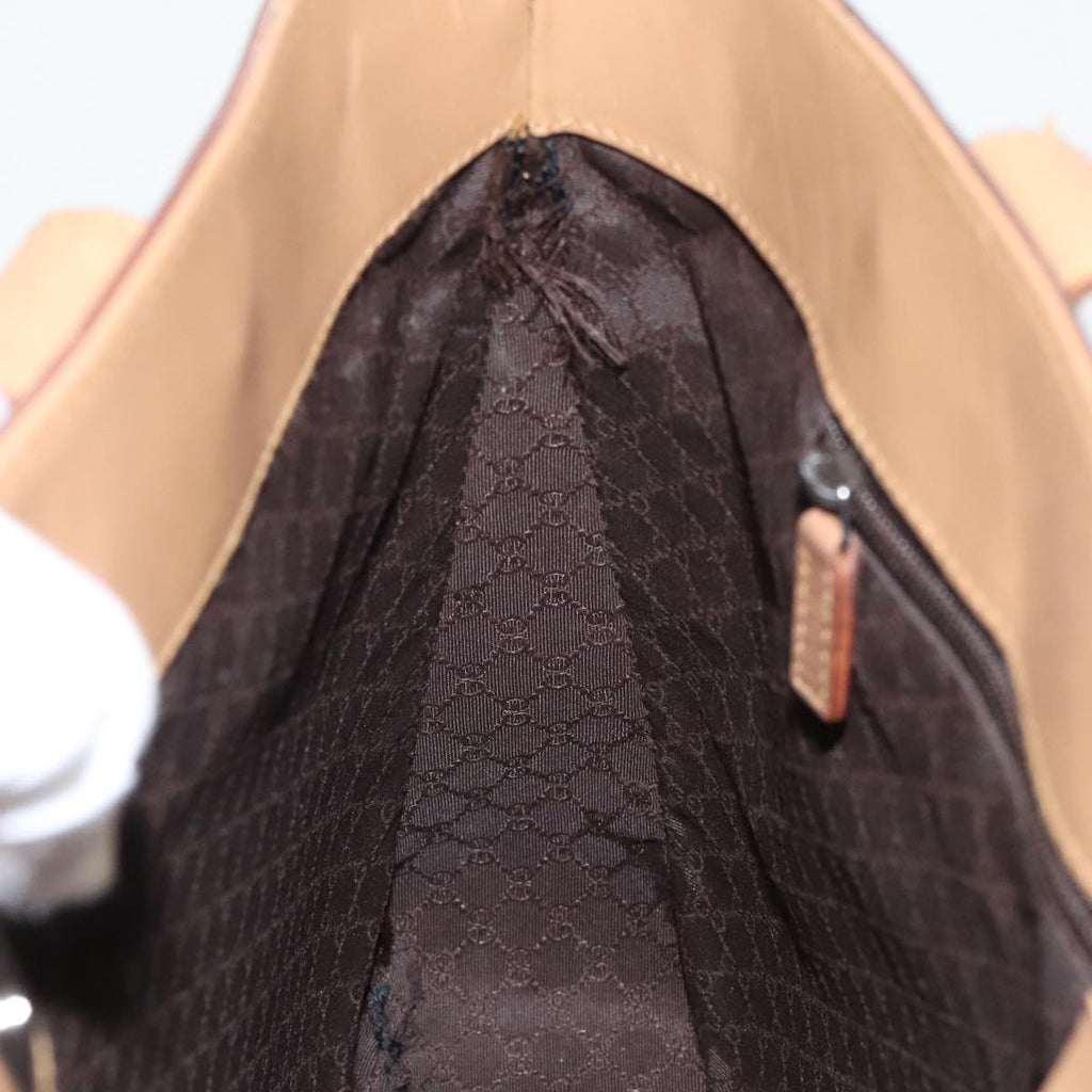 GUCCI Sherry Line Tote Bag Leather Brown 002 1135 ar12873