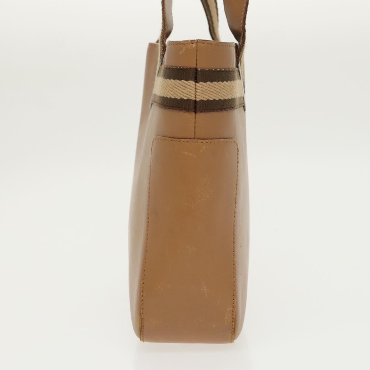 GUCCI Sherry Line Tote Bag Leather Brown 002 1135 ar12873