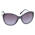 CHANEL Pearl Sunglasses plastic Purple CC ar12914