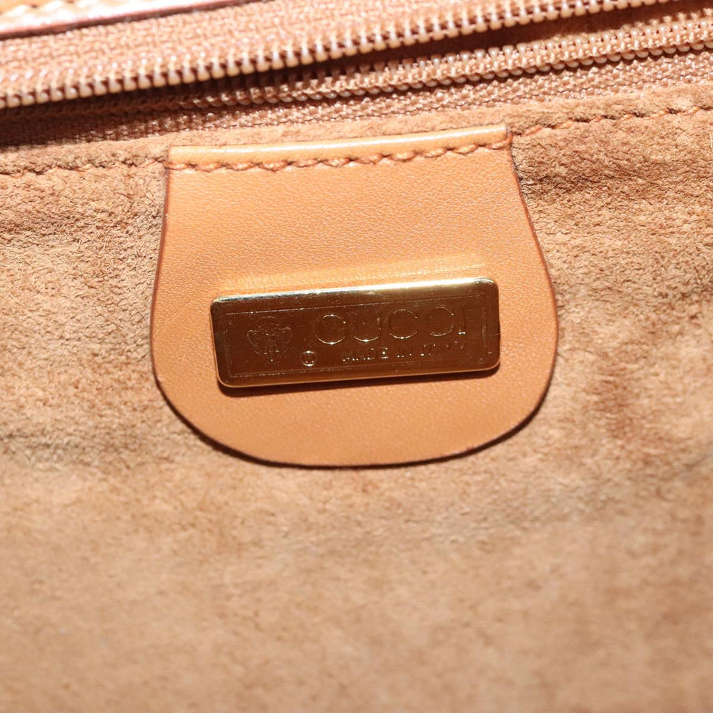 GUCCI Shoulder Bag Leather Beige Gold 004 115 0289 ar13010