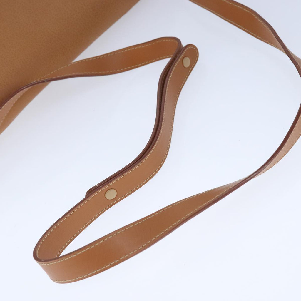GUCCI Shoulder Bag Leather Beige Gold 004 115 0289 ar13010