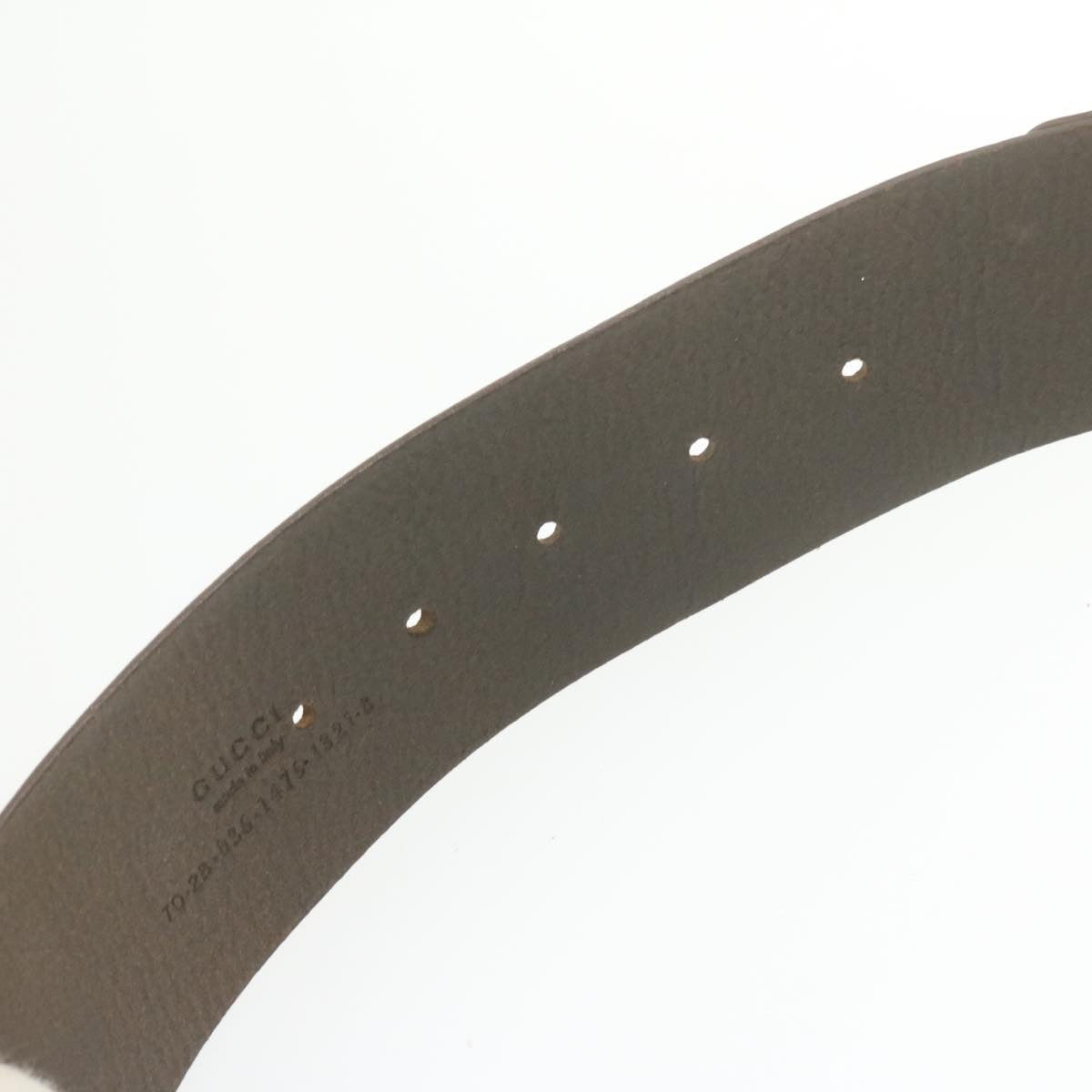 GUCCI Leather Belt 2Set Black Brown ar3661
