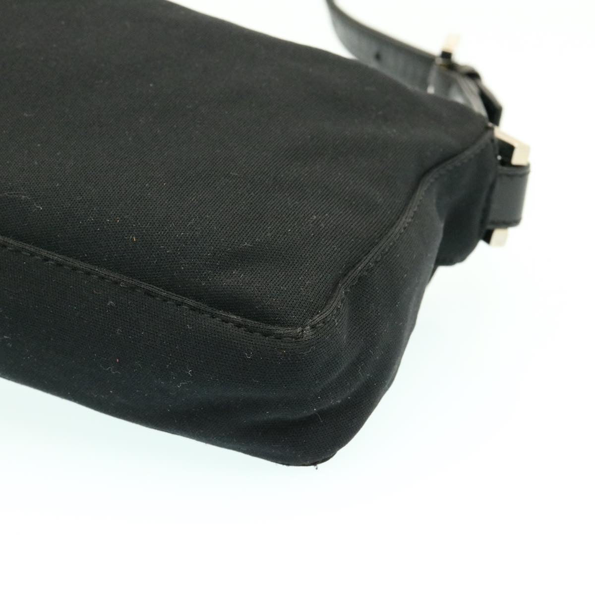 FENDI Shoulder Bag Nylon Black ar4731