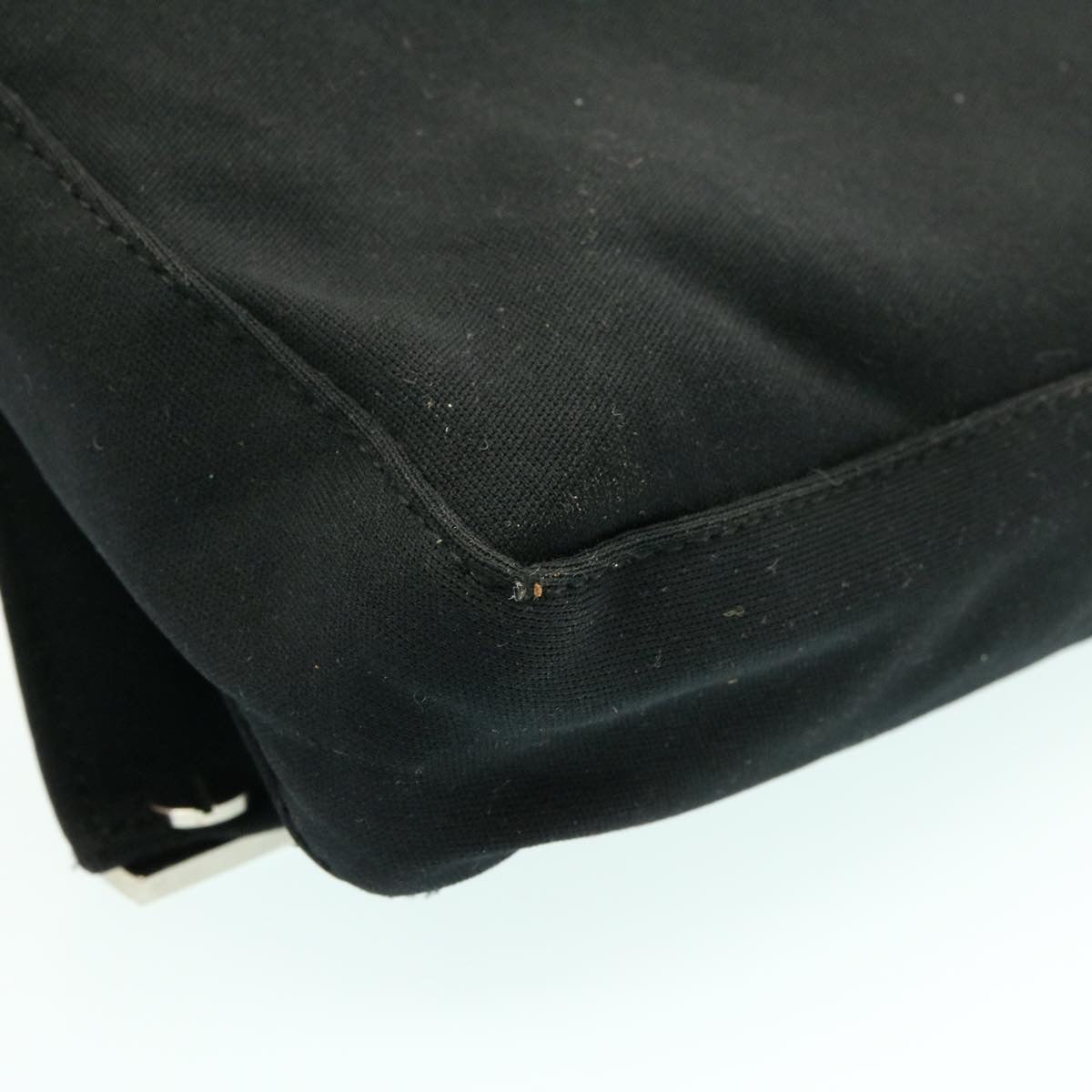 FENDI Shoulder Bag Nylon Black ar4731