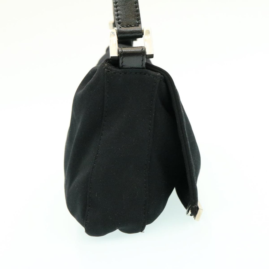 FENDI Shoulder Bag Nylon Black ar4731