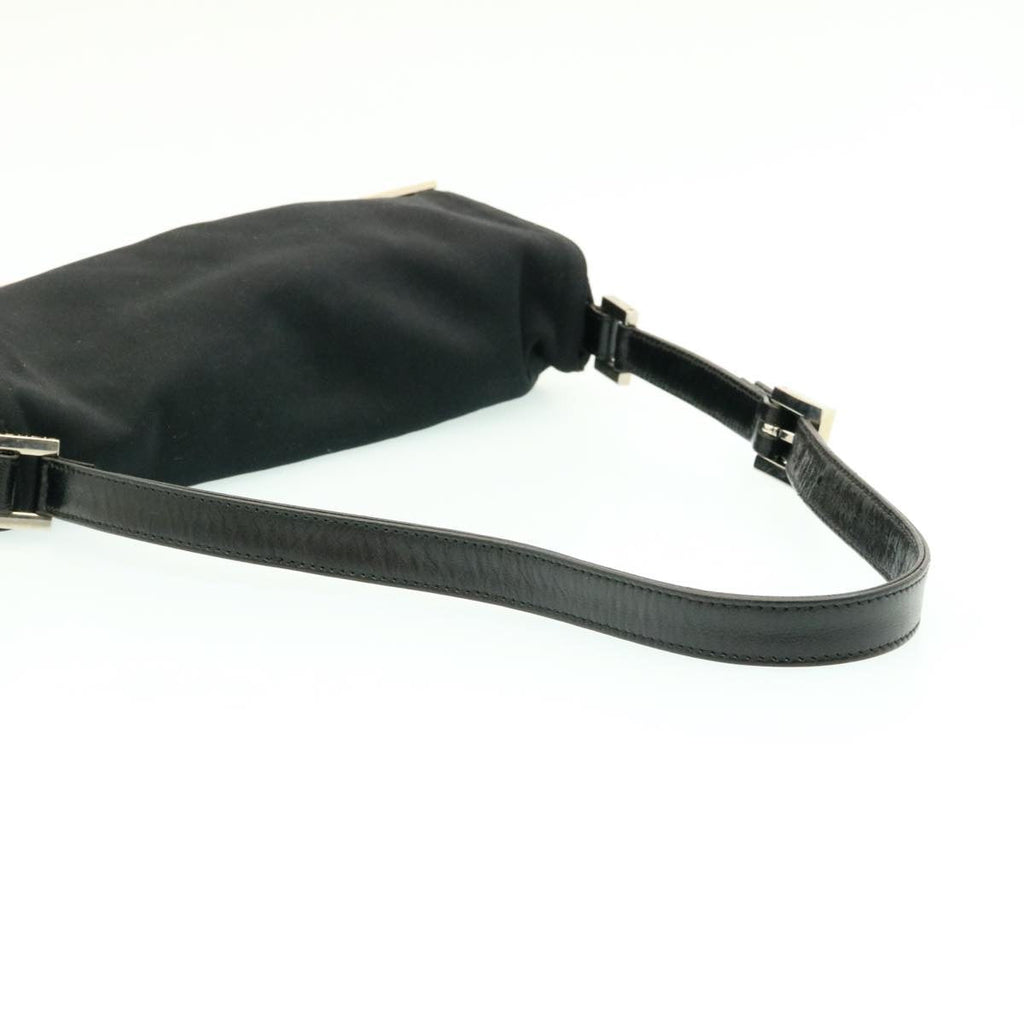 FENDI Shoulder Bag Nylon Black ar4731