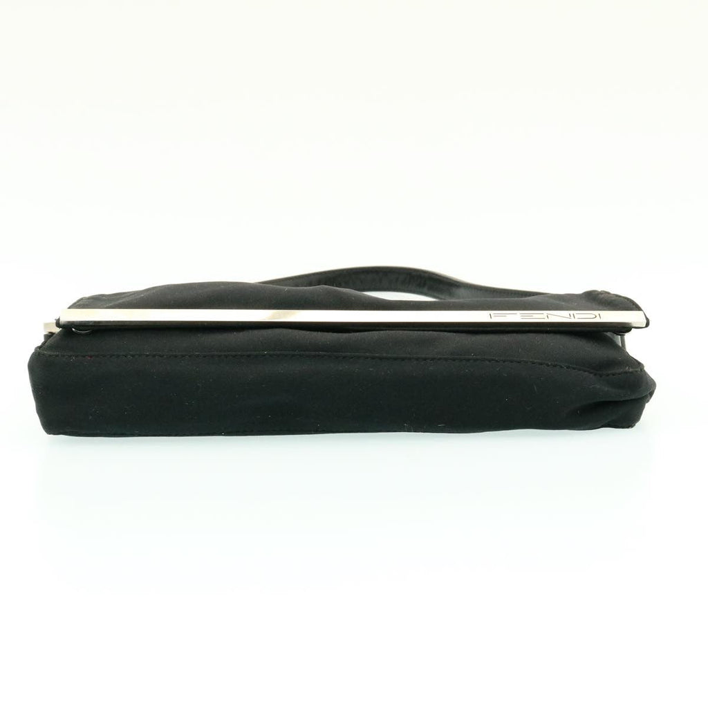 FENDI Shoulder Bag Nylon Black ar4731