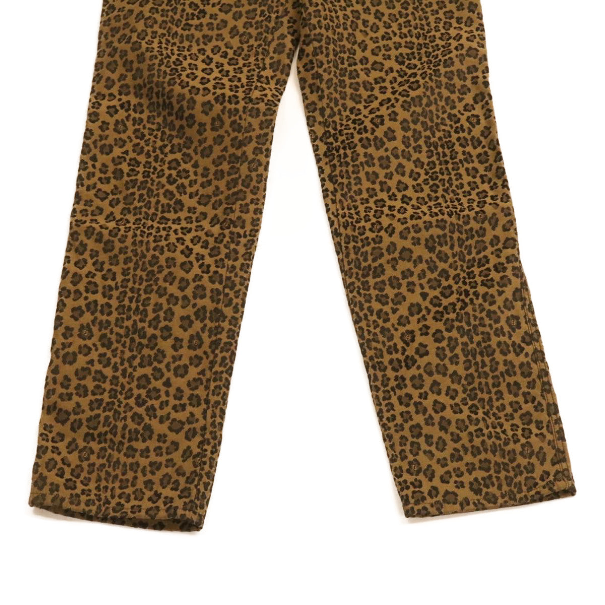 FENDI Leopard Pattern Pants Brown ar5303