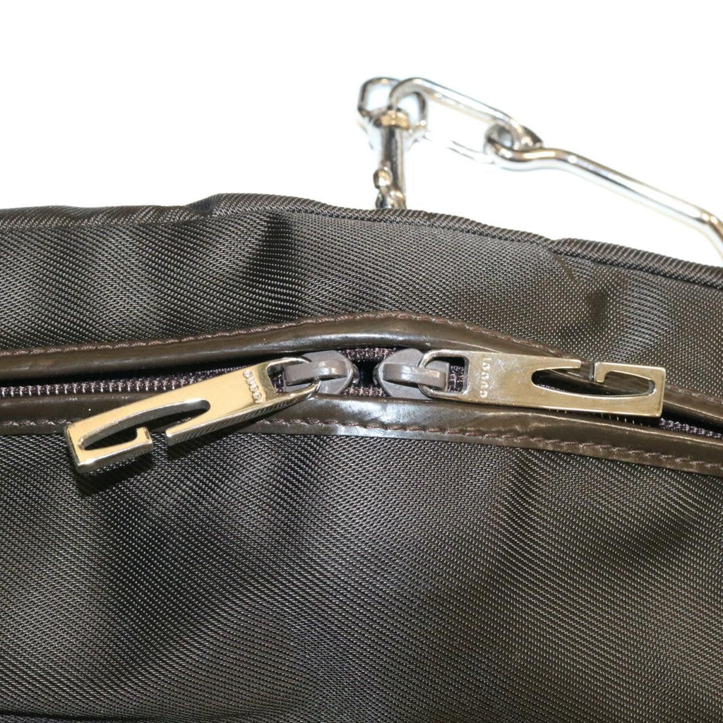 GUCCI Diamante Garment Cover Nylon Dark Brown ar5309