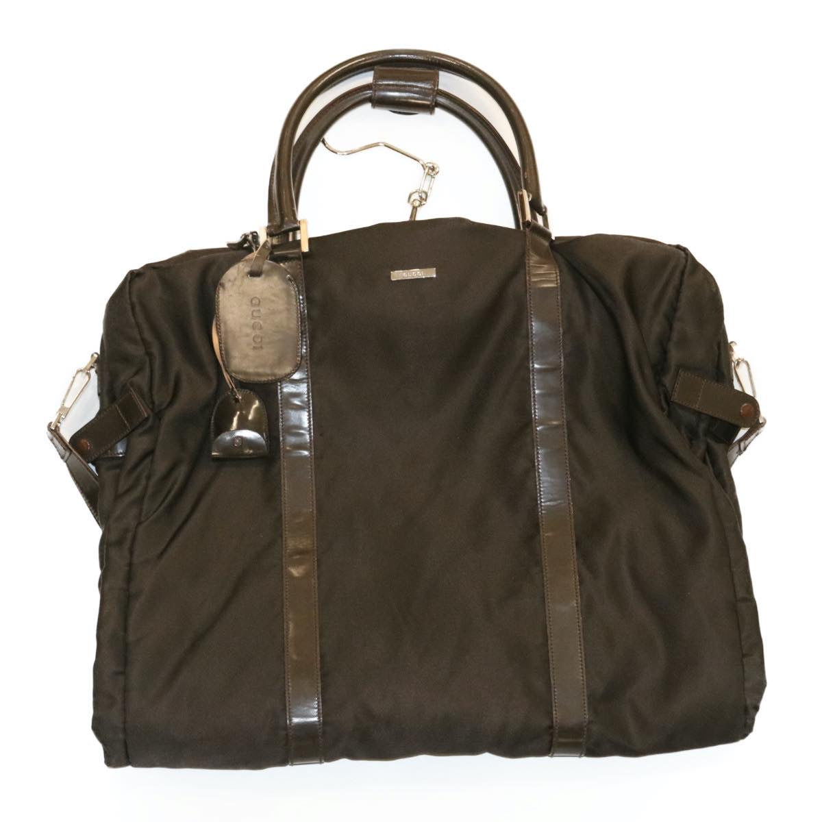GUCCI Diamante Garment Cover Nylon Dark Brown ar5309
