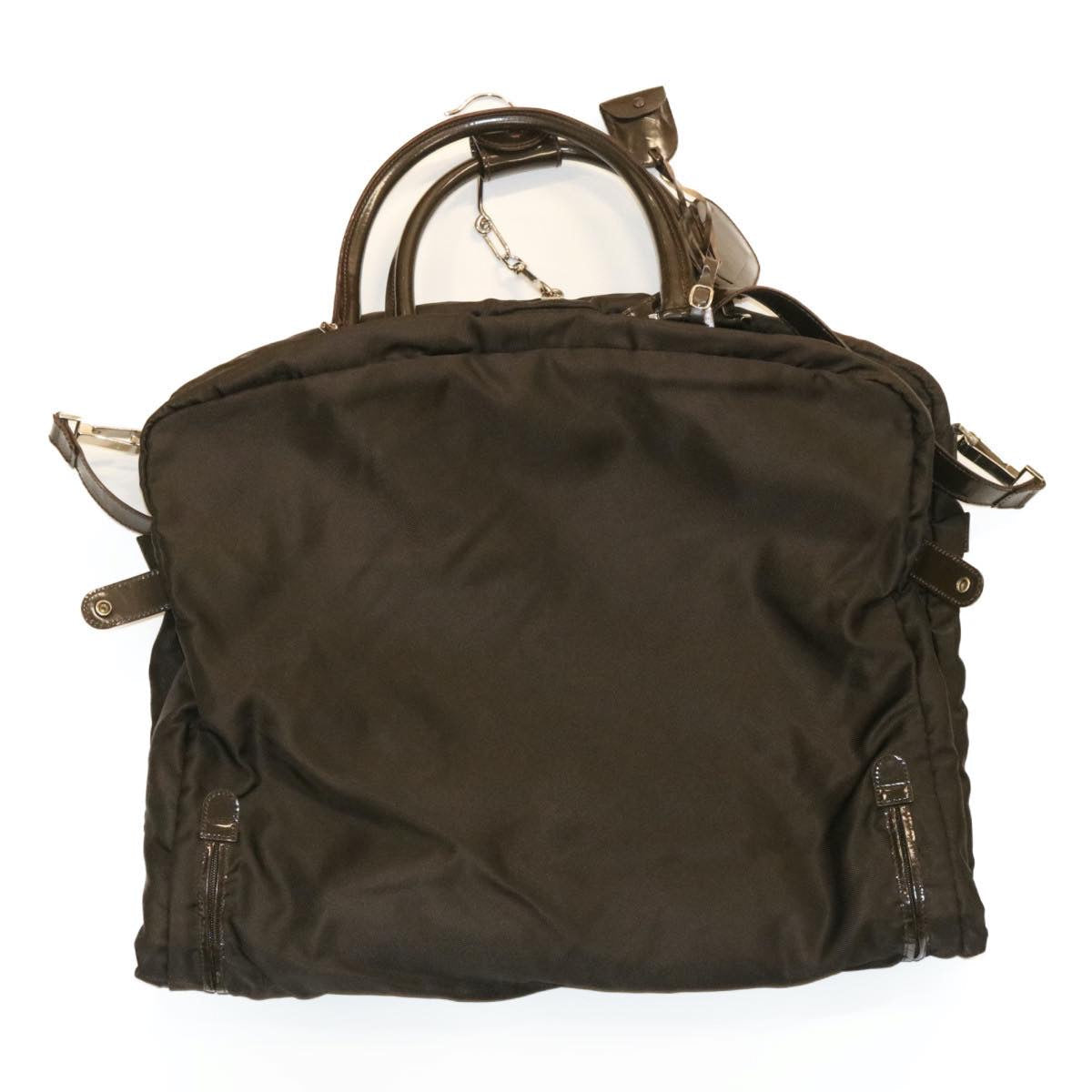 GUCCI Diamante Garment Cover Nylon Dark Brown ar5309