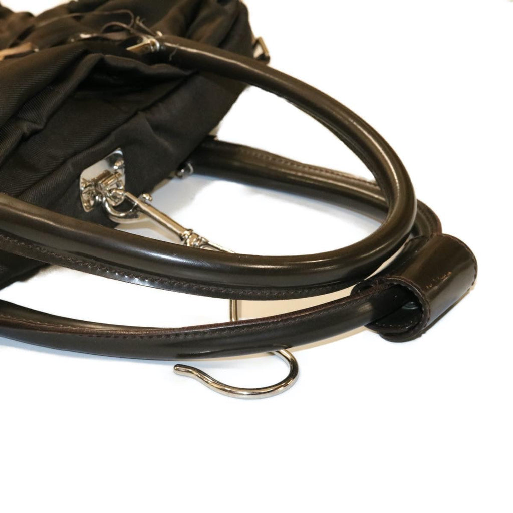 GUCCI Diamante Garment Cover Nylon Dark Brown ar5309