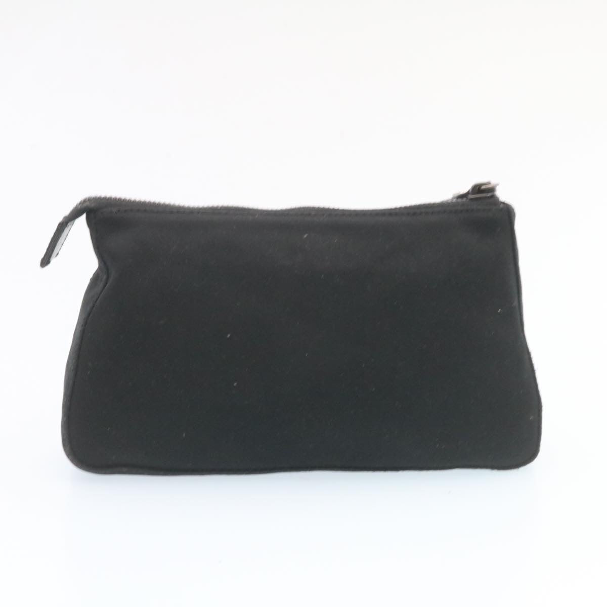 FENDI Pouch Hand Bag Nylon 2Set Black ar5688