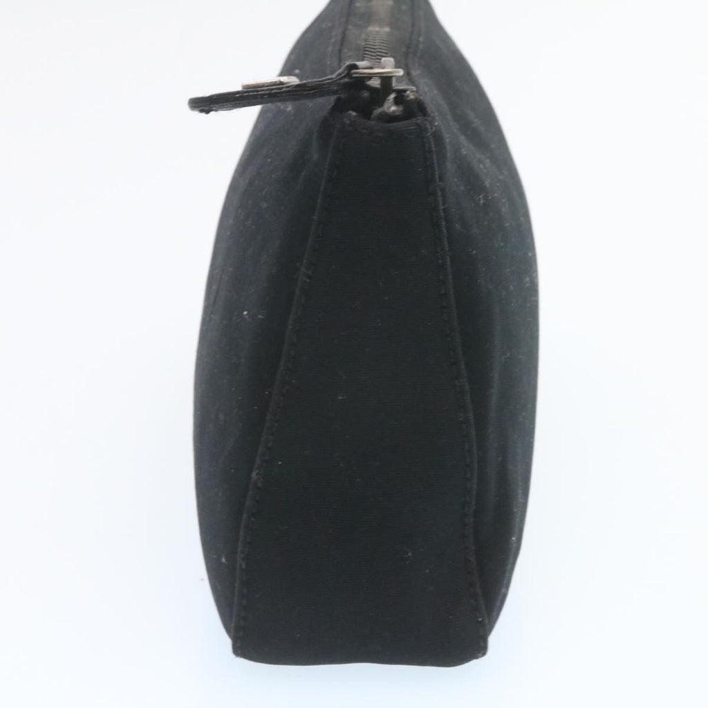FENDI Pouch Hand Bag Nylon 2Set Black ar5688