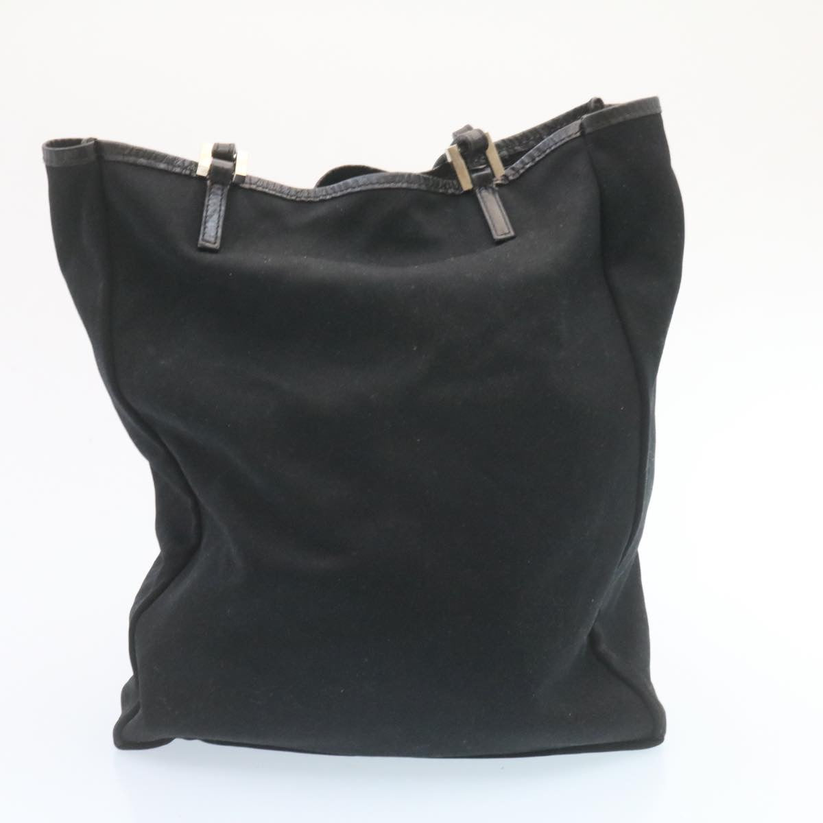 FENDI Pouch Hand Bag Nylon 2Set Black ar5688