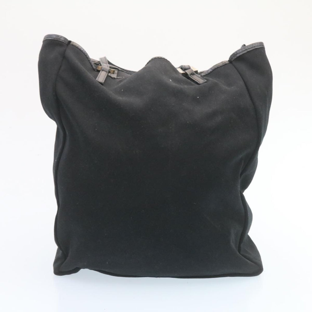FENDI Pouch Hand Bag Nylon 2Set Black ar5688