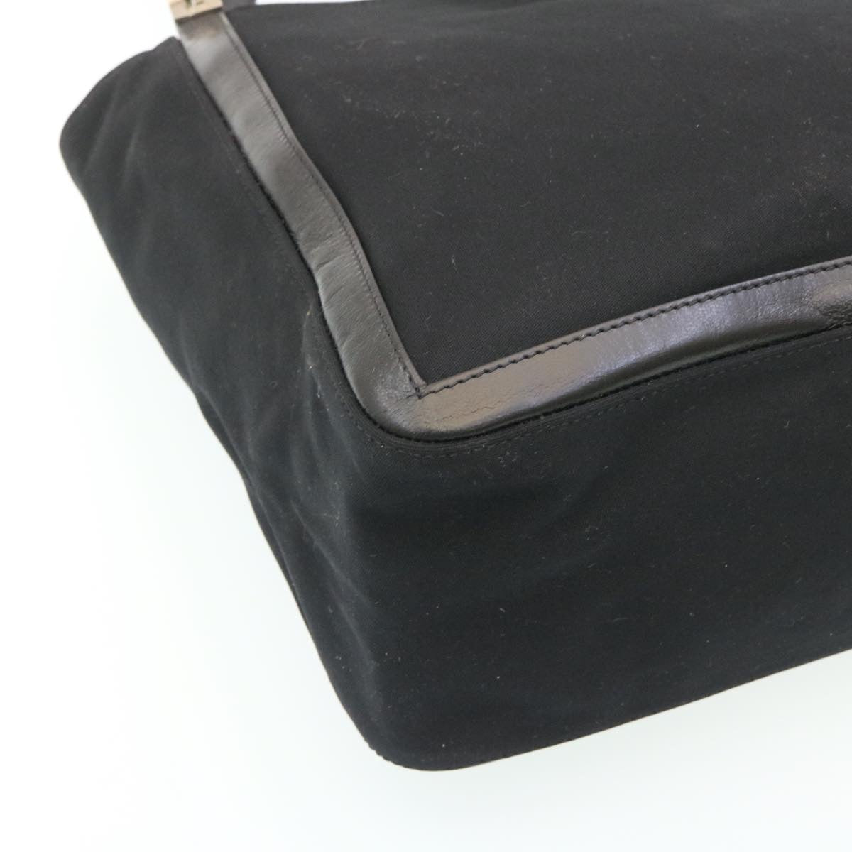 FENDI Hand Bag Nylon Black ar5884