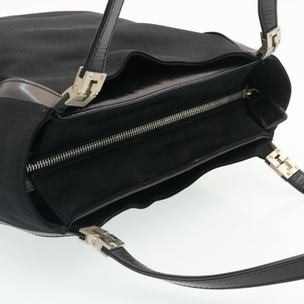 FENDI Hand Bag Nylon Black ar5884