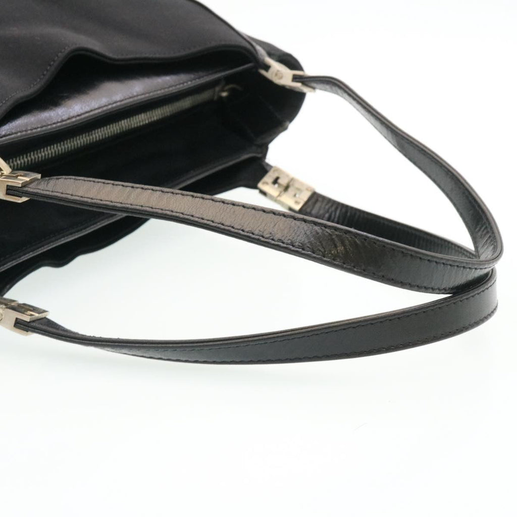 FENDI Hand Bag Nylon Black ar5884