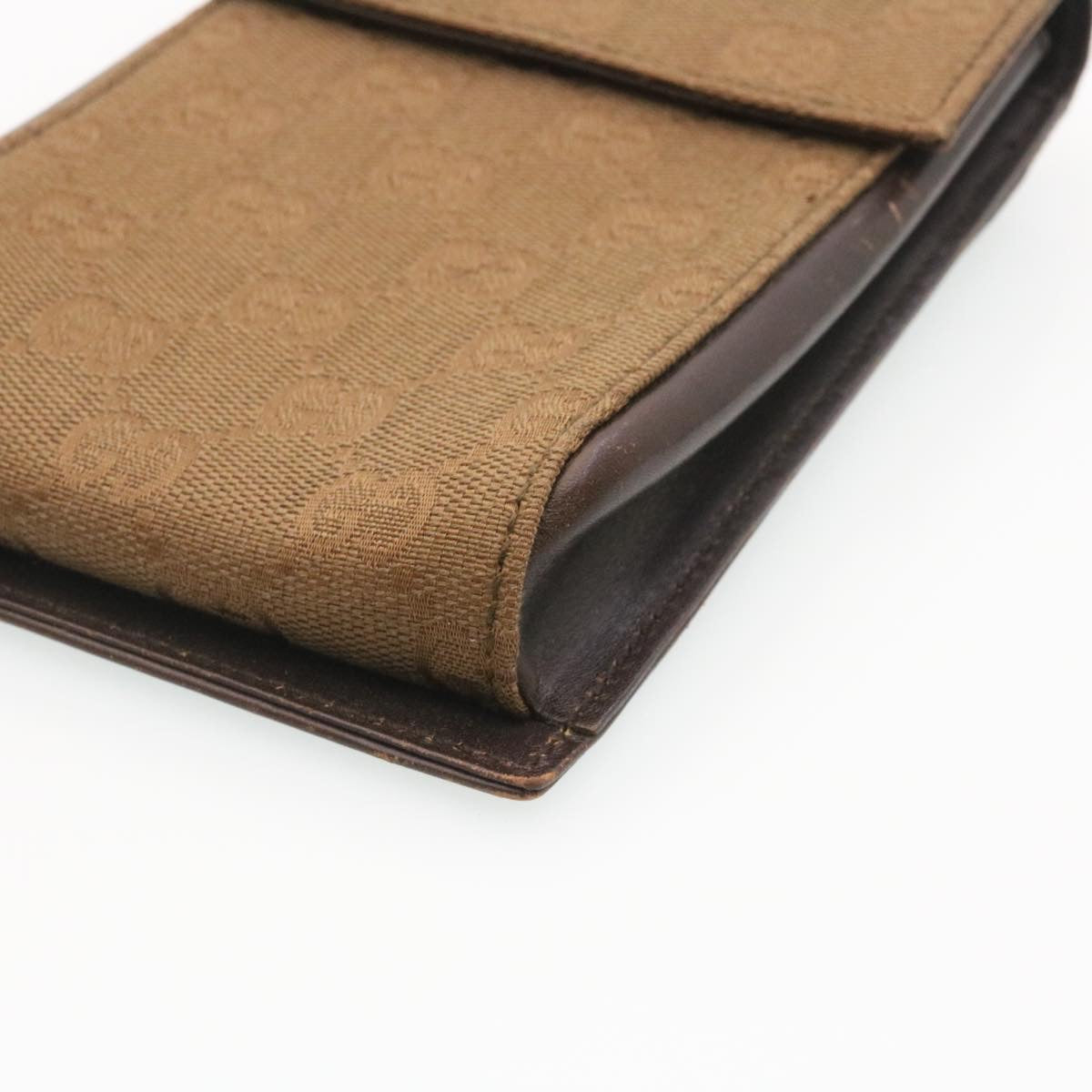 GUCCI GG Canvas Shoulder Pouch Beige ar6289