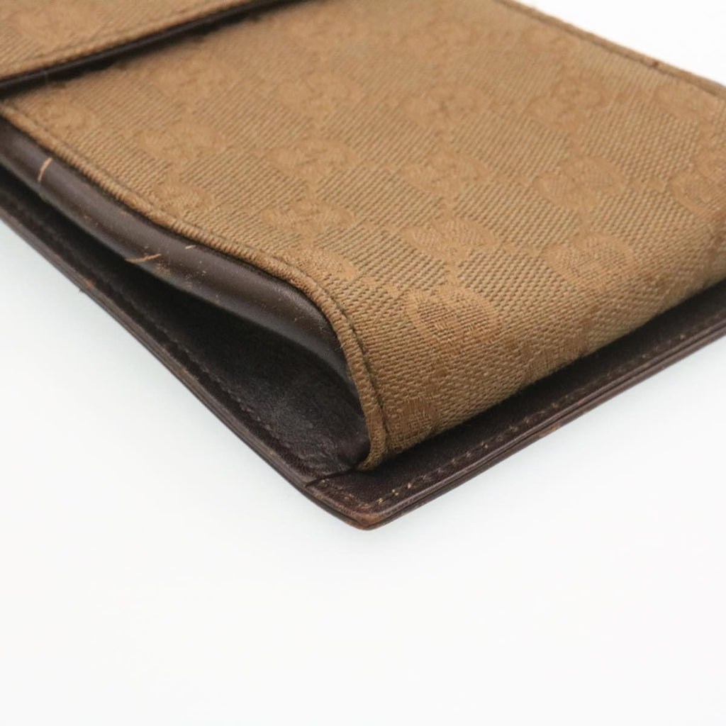 GUCCI GG Canvas Shoulder Pouch Beige ar6289