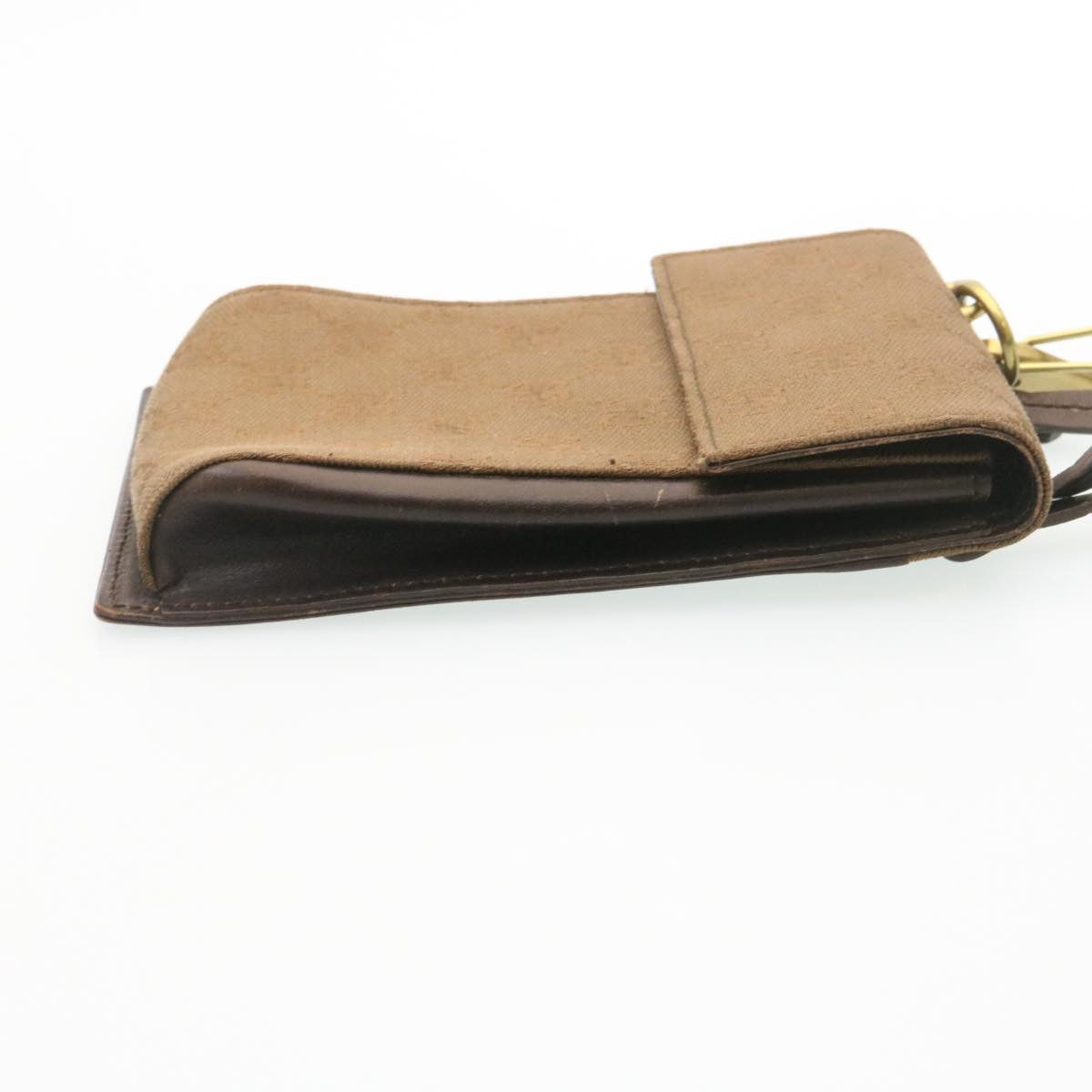 GUCCI GG Canvas Shoulder Pouch Beige ar6289