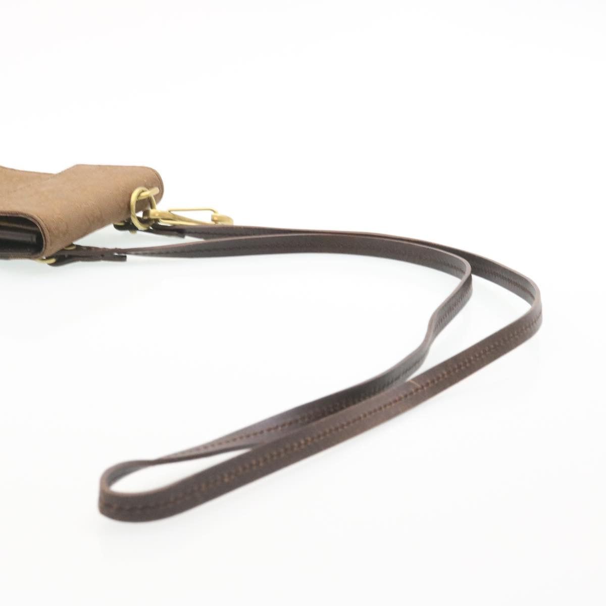 GUCCI GG Canvas Shoulder Pouch Beige ar6289