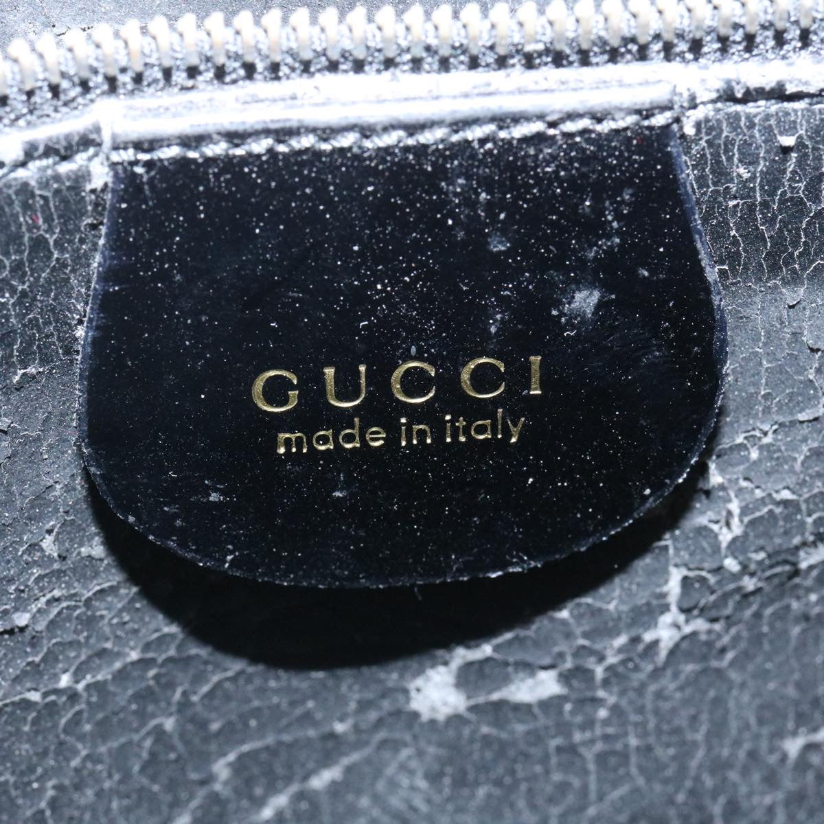GUCCI Bamboo Tote Bag Leather Black ar6293