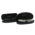 GUCCI Glasses Metal Platstick 2Set Black Silver ar6420