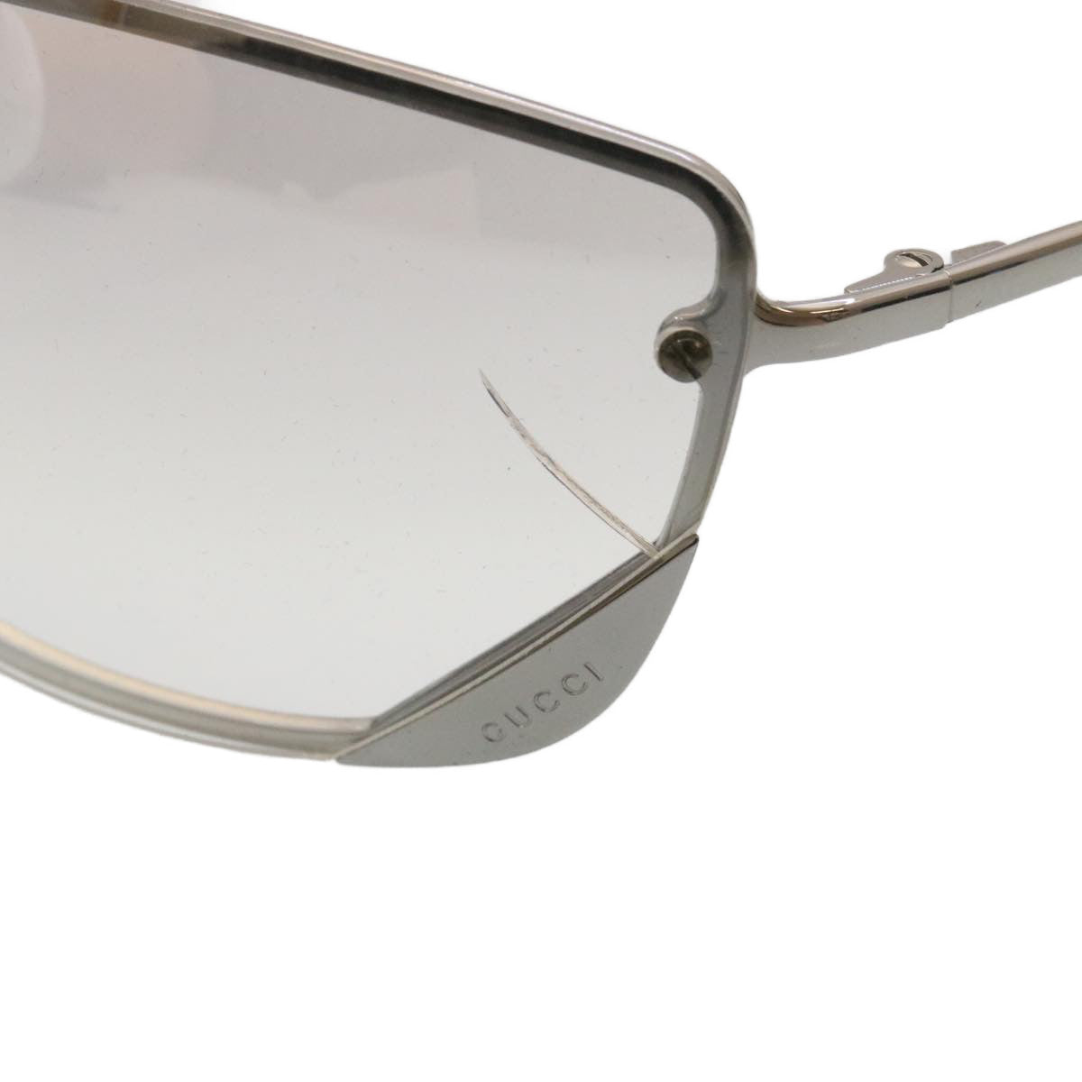 GUCCI Glasses Metal Platstick 2Set Black Silver ar6420