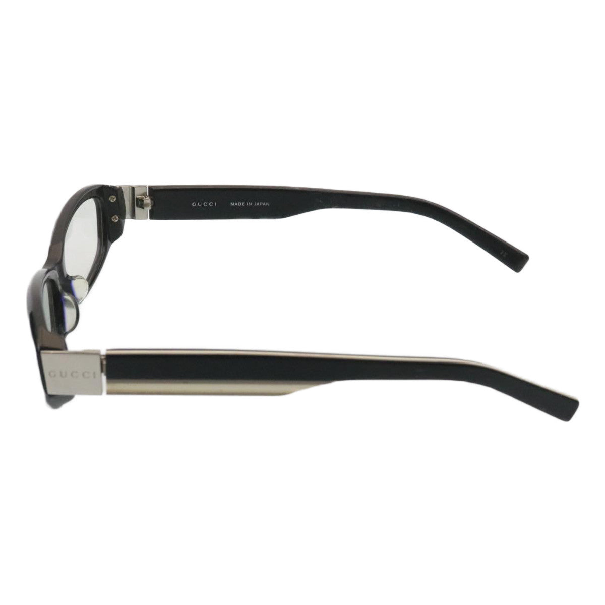 GUCCI Glasses Metal Platstick 2Set Black Silver ar6420