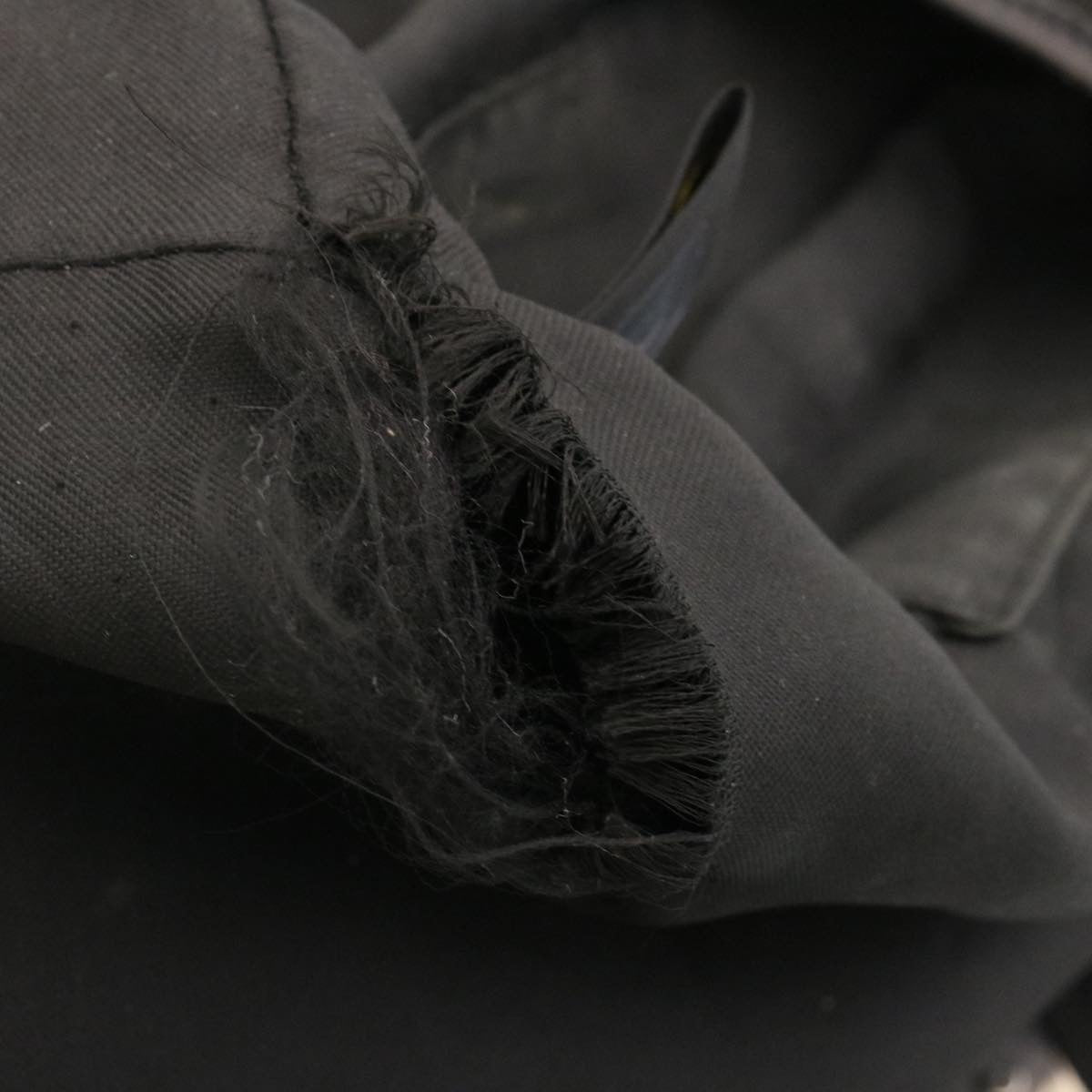 FENDI Zucchino Canvas Tote Bag Black ar6460