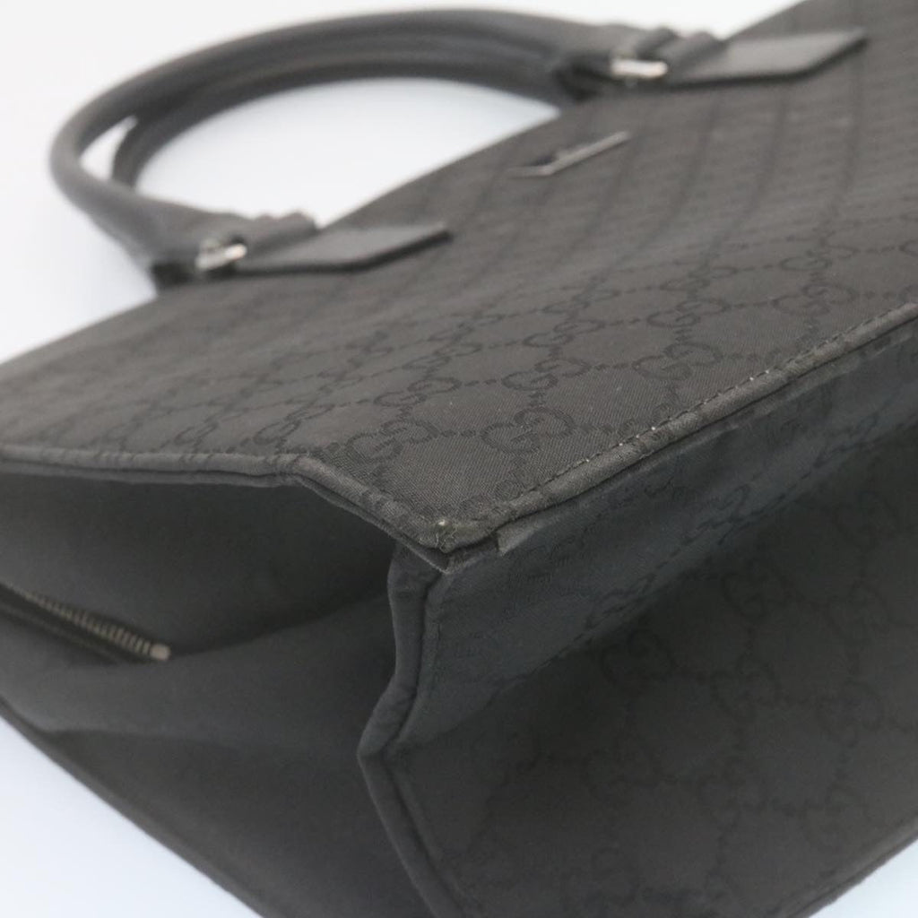 GUCCI GG Canvas Hand Bag Black ar6477