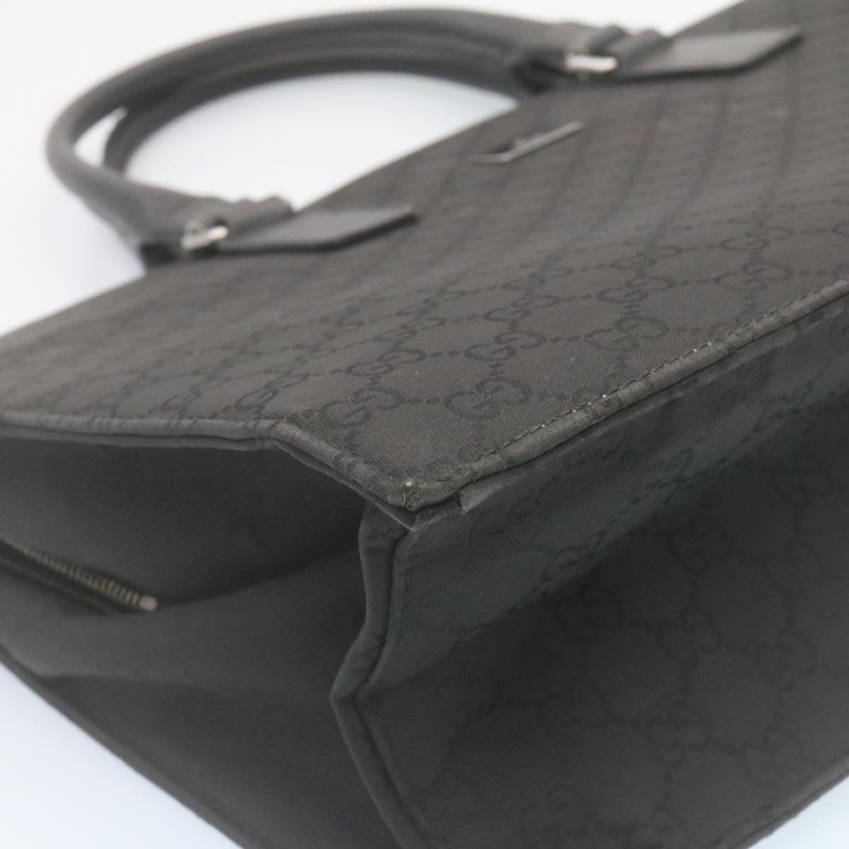 GUCCI GG Canvas Hand Bag Black ar6477