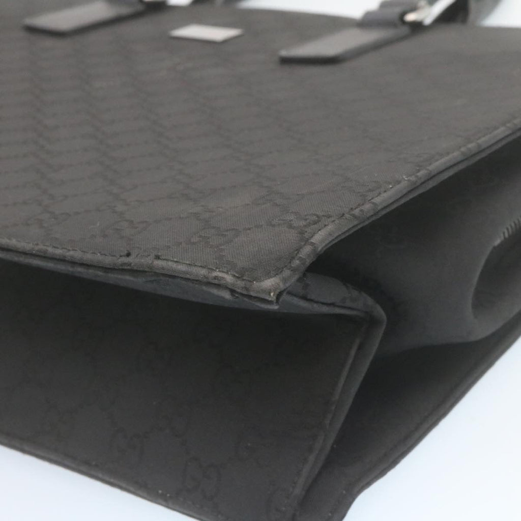GUCCI GG Canvas Hand Bag Black ar6477
