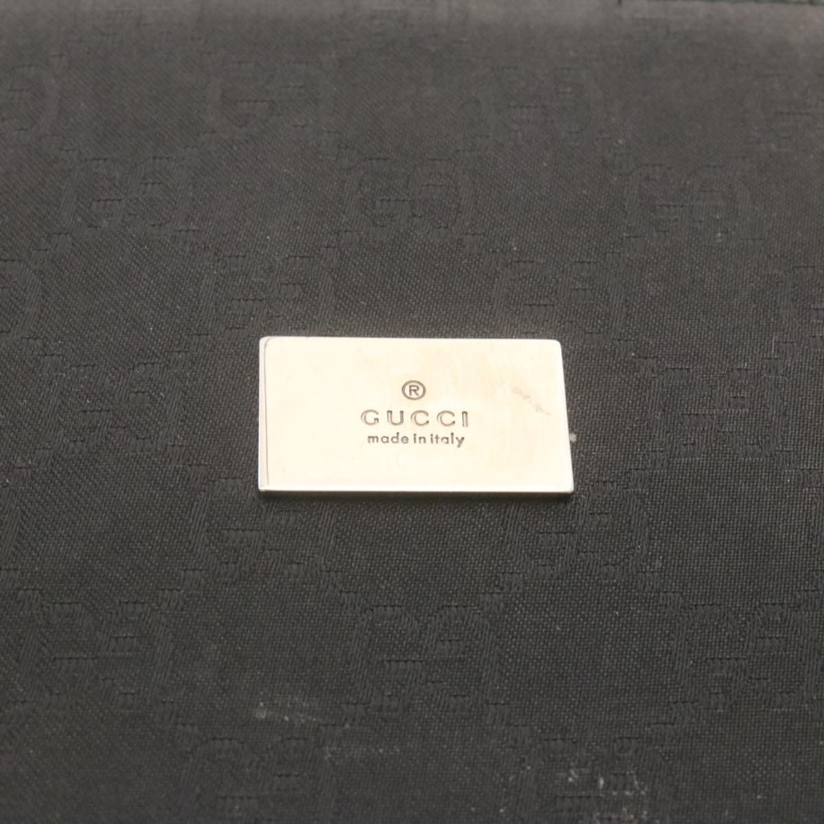 GUCCI GG Canvas Hand Bag Black ar6477