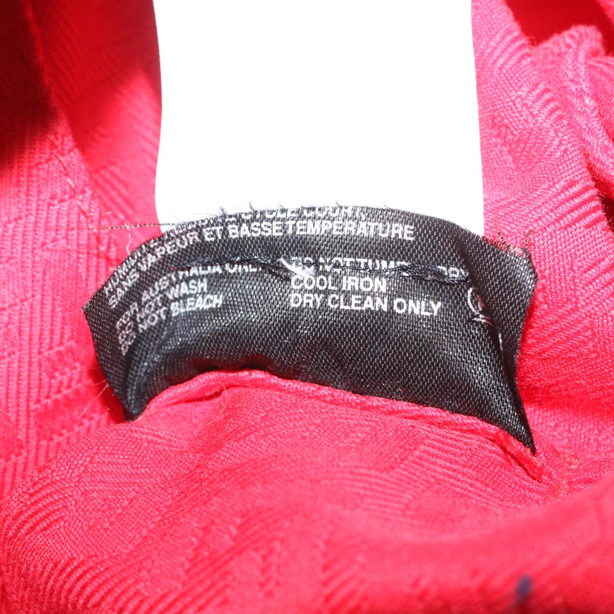FENDI Zucchino Canvas Long Coat Jacket Red ar6698